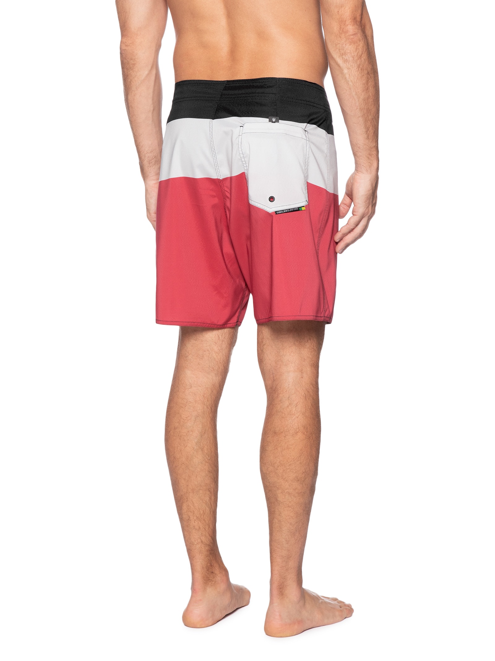 Bermuda Beachwear Masculino Aquaone Flex New Triple Preto Osklen