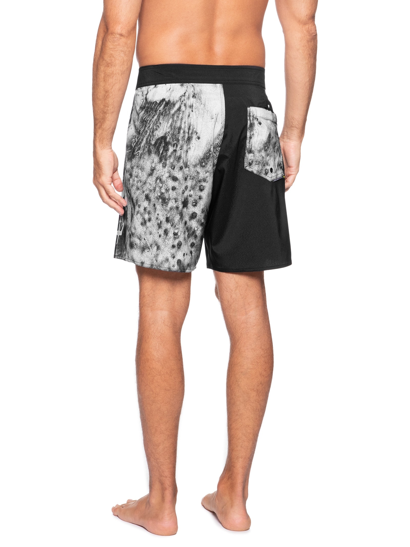 Bermuda Beachwear Masculino Aquaone Flex Sand Preto Osklen