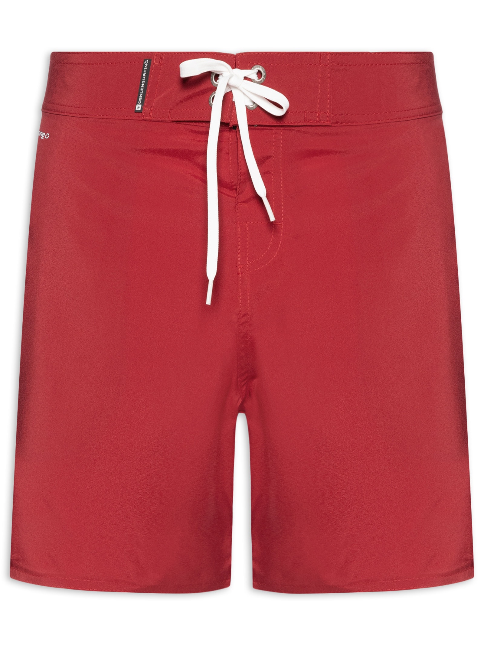 Bermuda Beachwear Masculino Aquaone Flex Stripes Vermelho Osklen