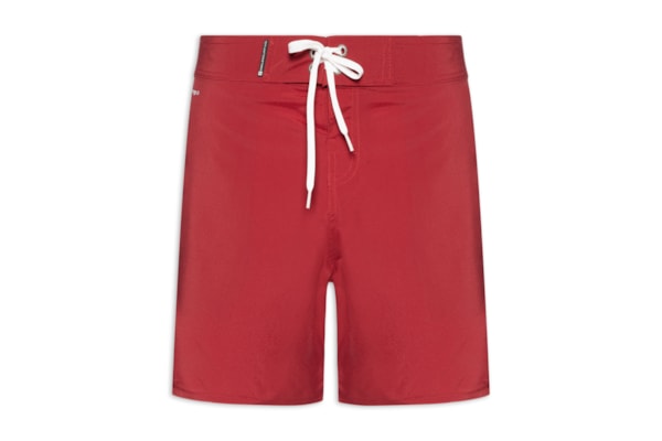 Bermuda Beachwear Masculino Aquaone Flex Stripes - Vermelho