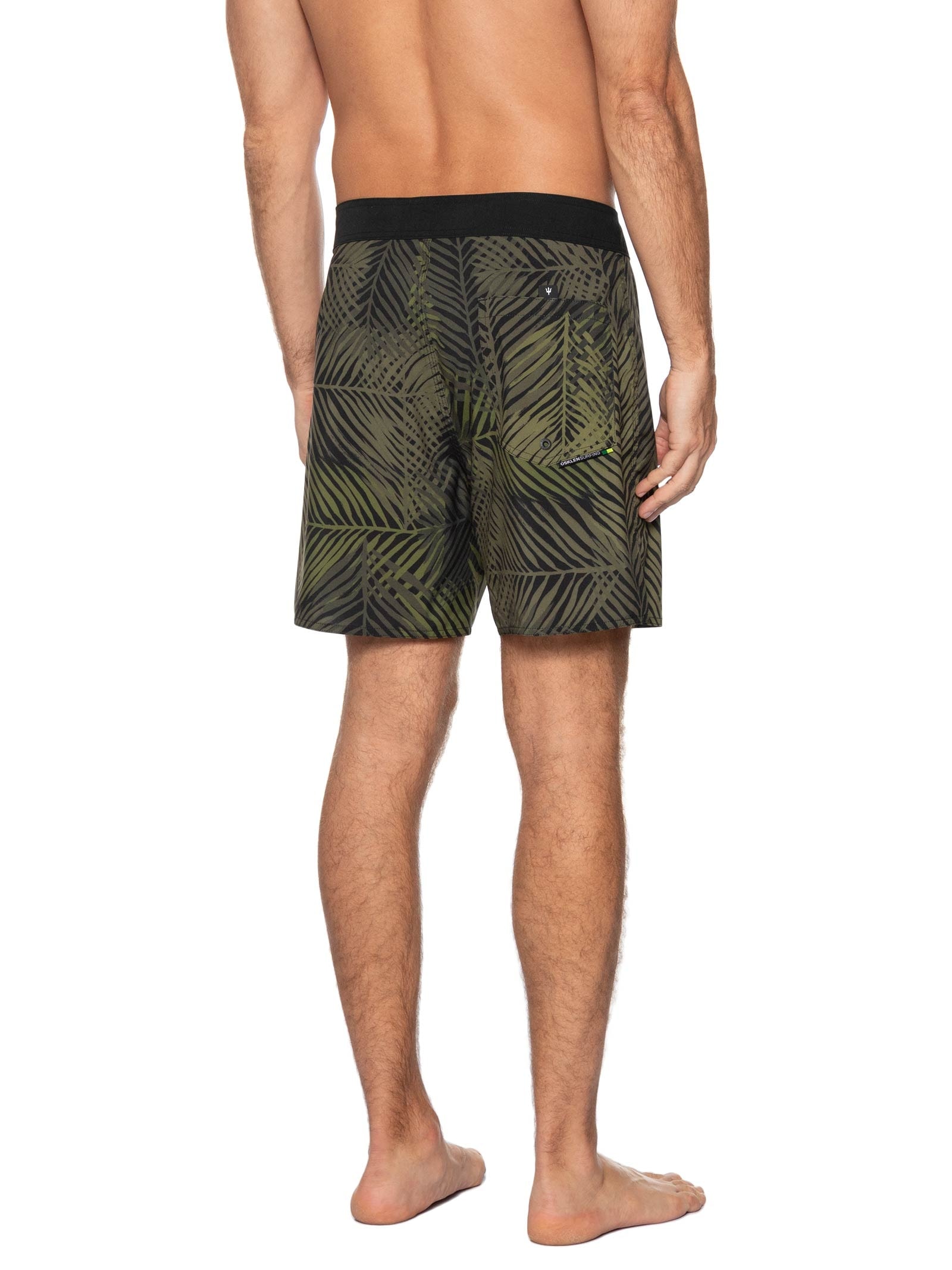 Bermuda Beachwear Masculino Trama Preto Osklen