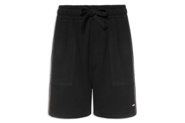 Bermuda Beachwear Pranchão Stripes Masculina - Preto