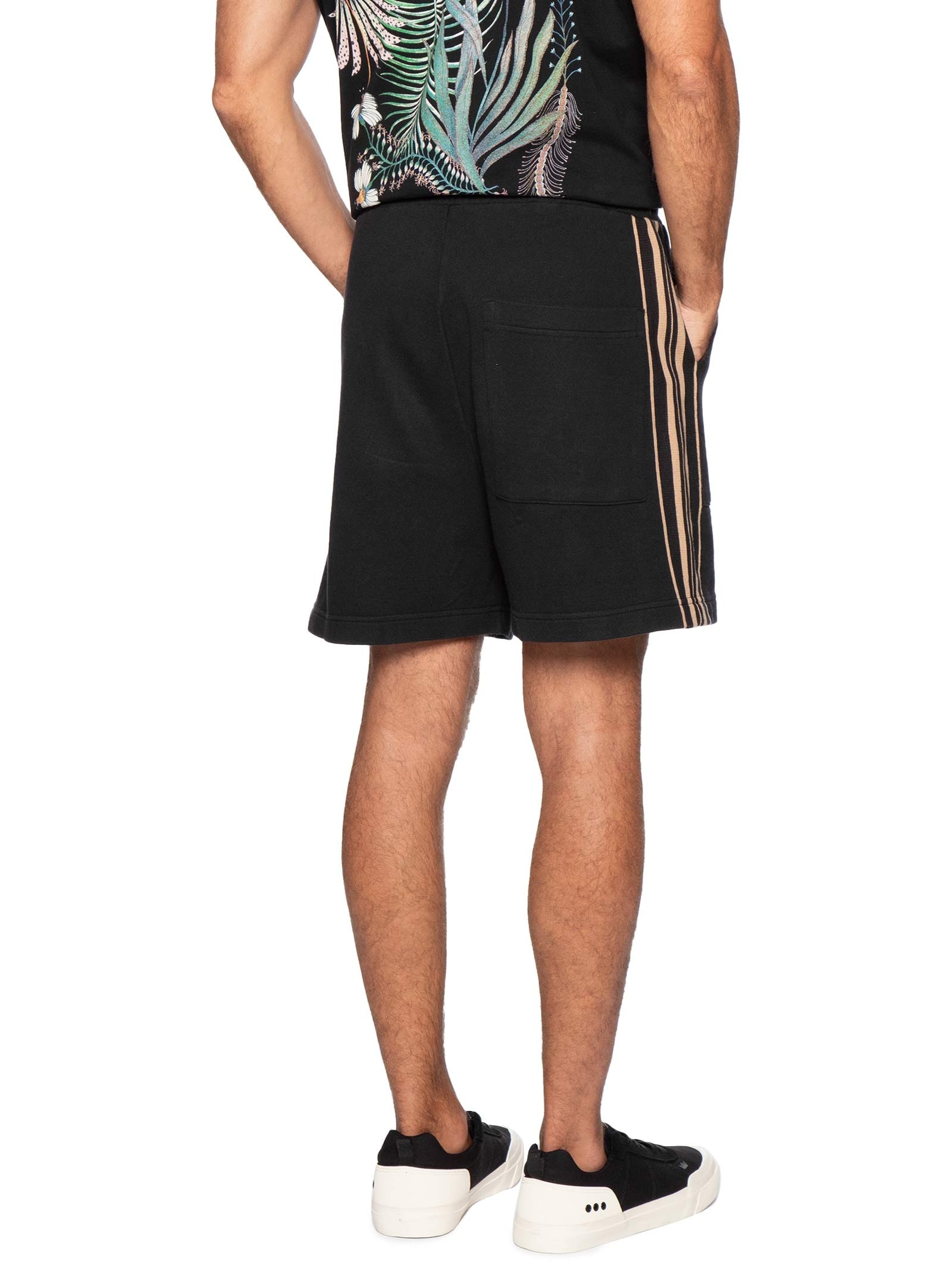 Bermuda Beachwear Pranchão Stripes Masculina Preto Osklen