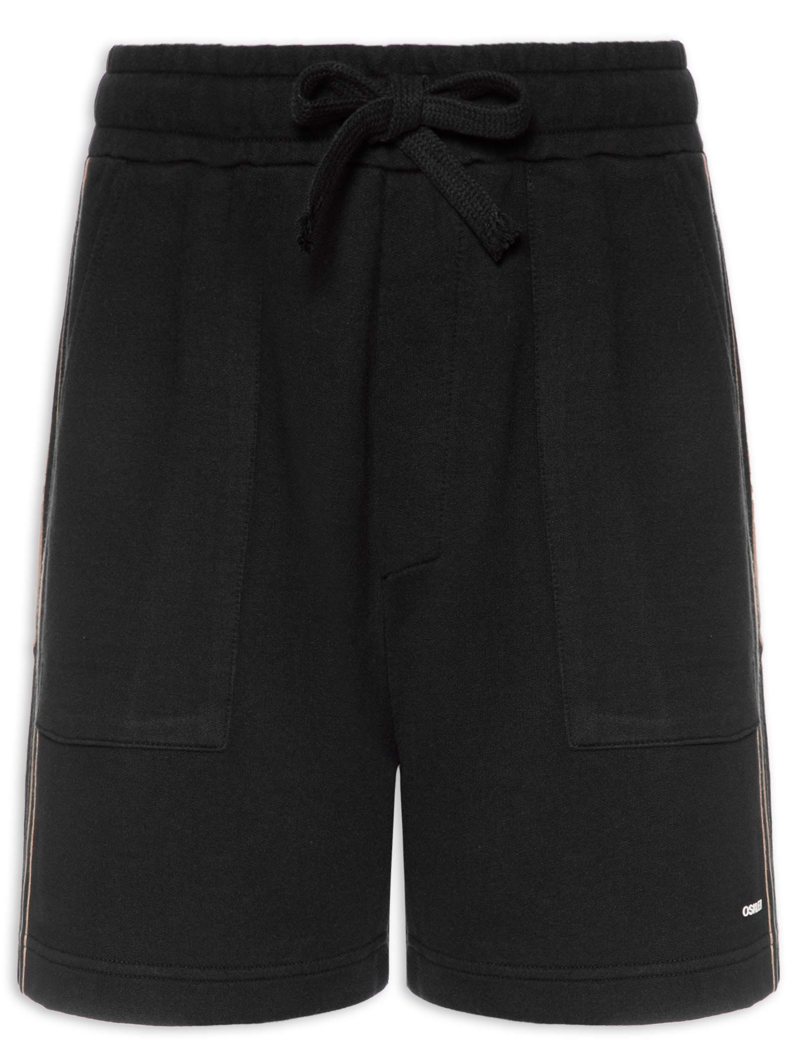 Bermuda Beachwear Pranchão Stripes Masculina – Preto Osklen