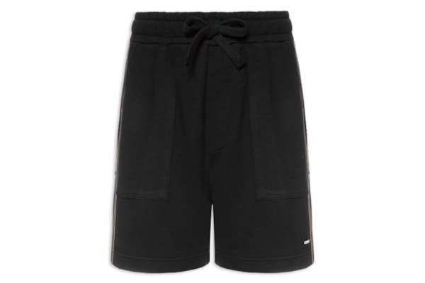 Bermuda Beachwear Pranchão Stripes Masculina – Preto