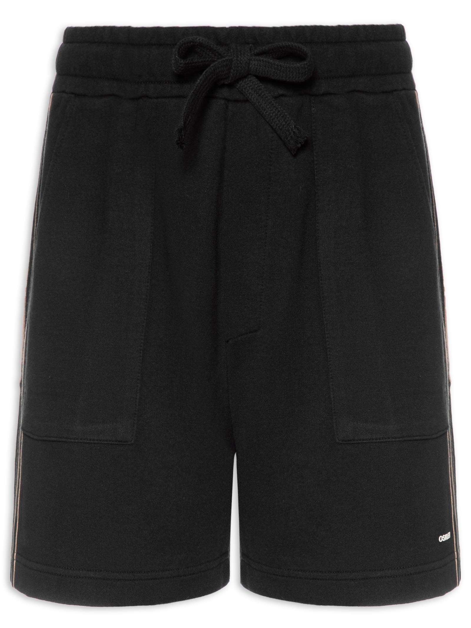 Bermuda Beachwear Pranchão Stripes Masculina – Preto Osklen