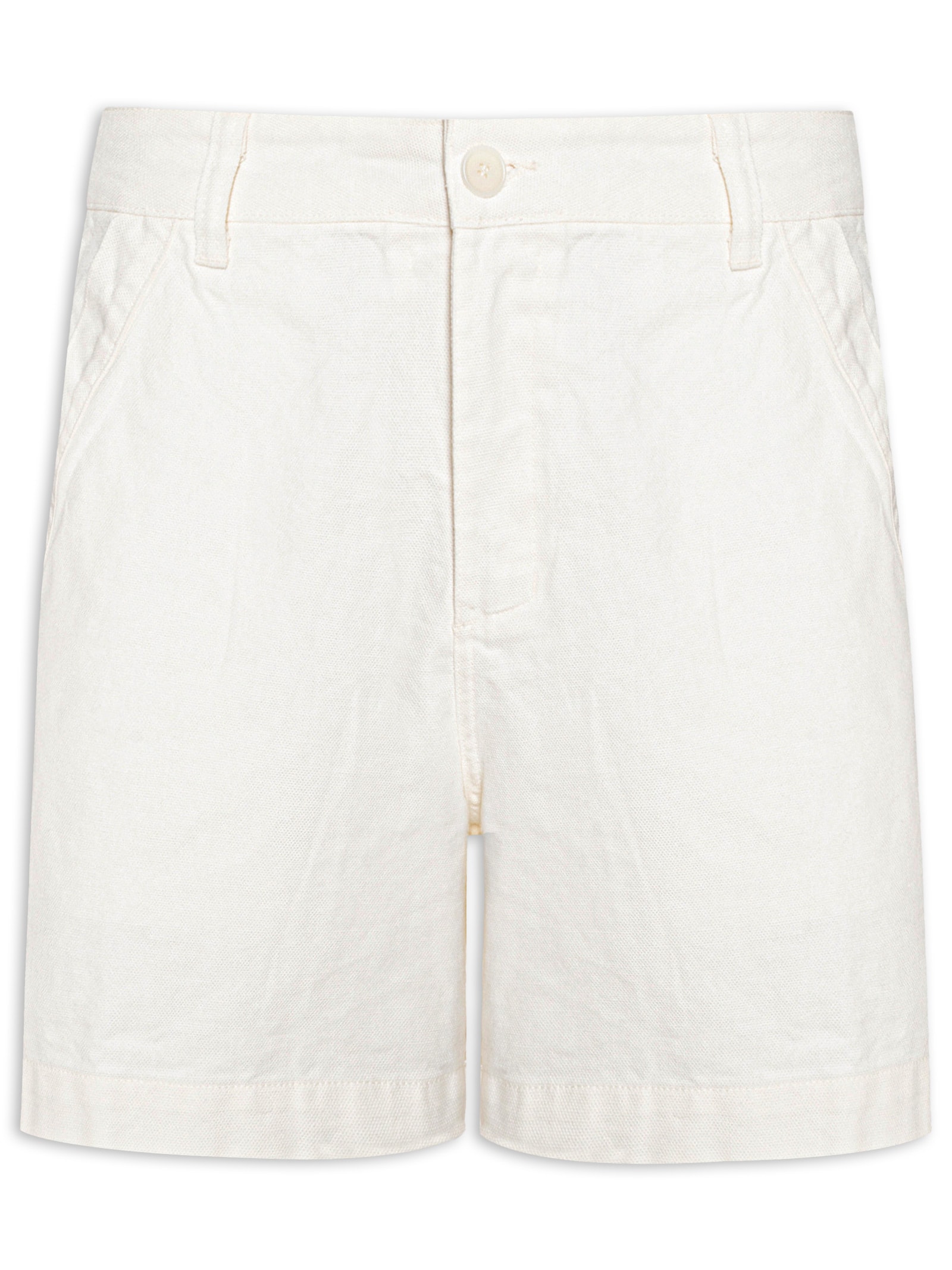 Bermuda Casual Masculina New Flow Basic Branco Osklen