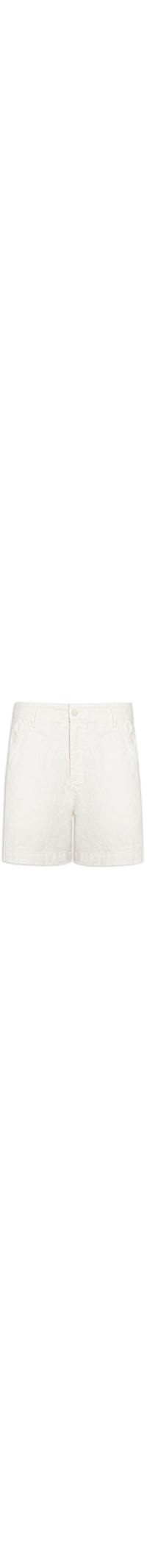 Bermuda Casual Masculina New Flow Basic - Branco