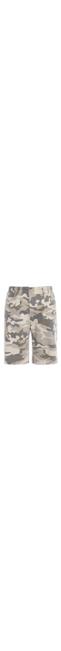 Bermuda Chino Camuflado - Cinza