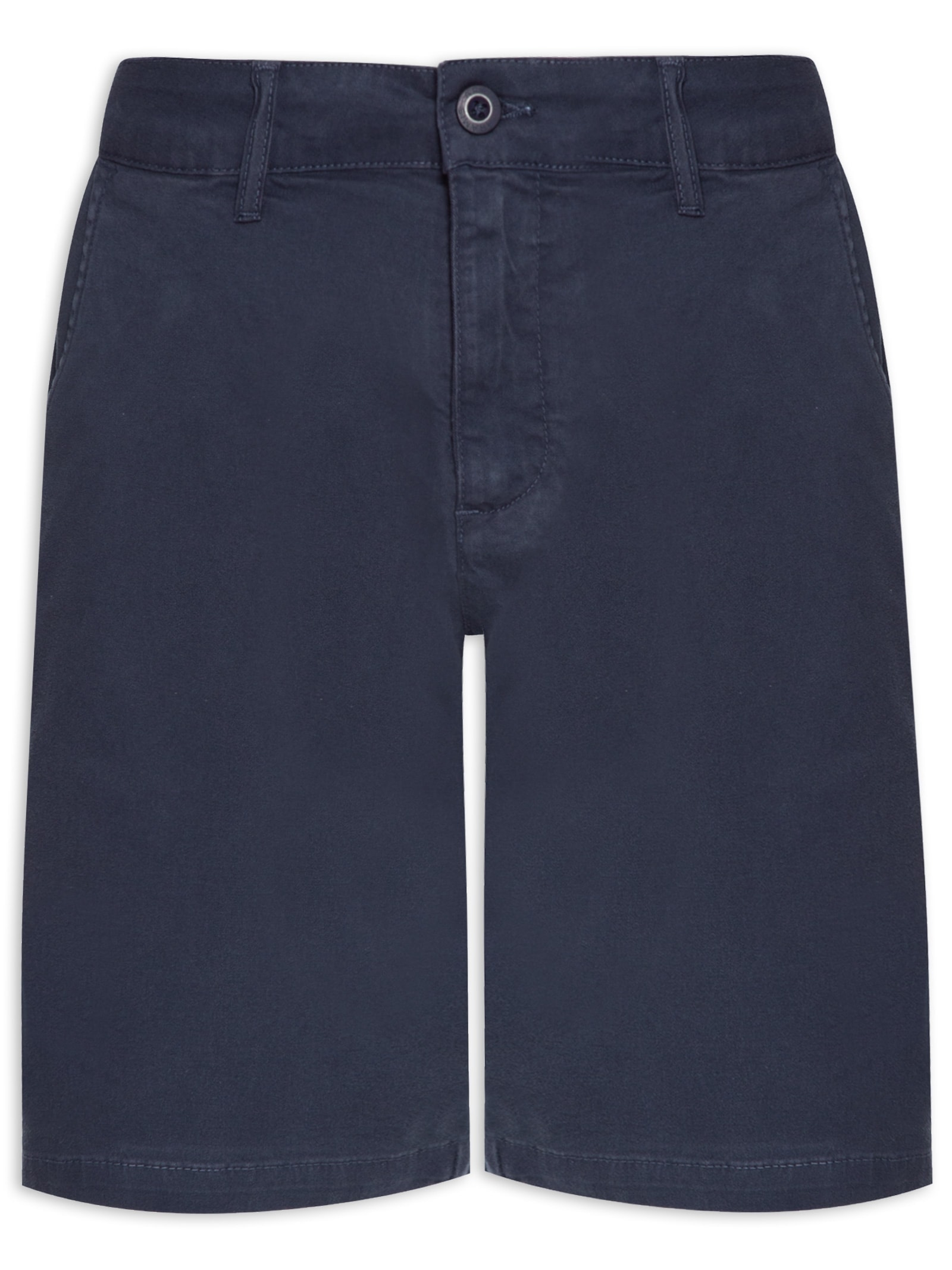 Bermuda Chino Color Nova Essencial (MO) Azul Aramis