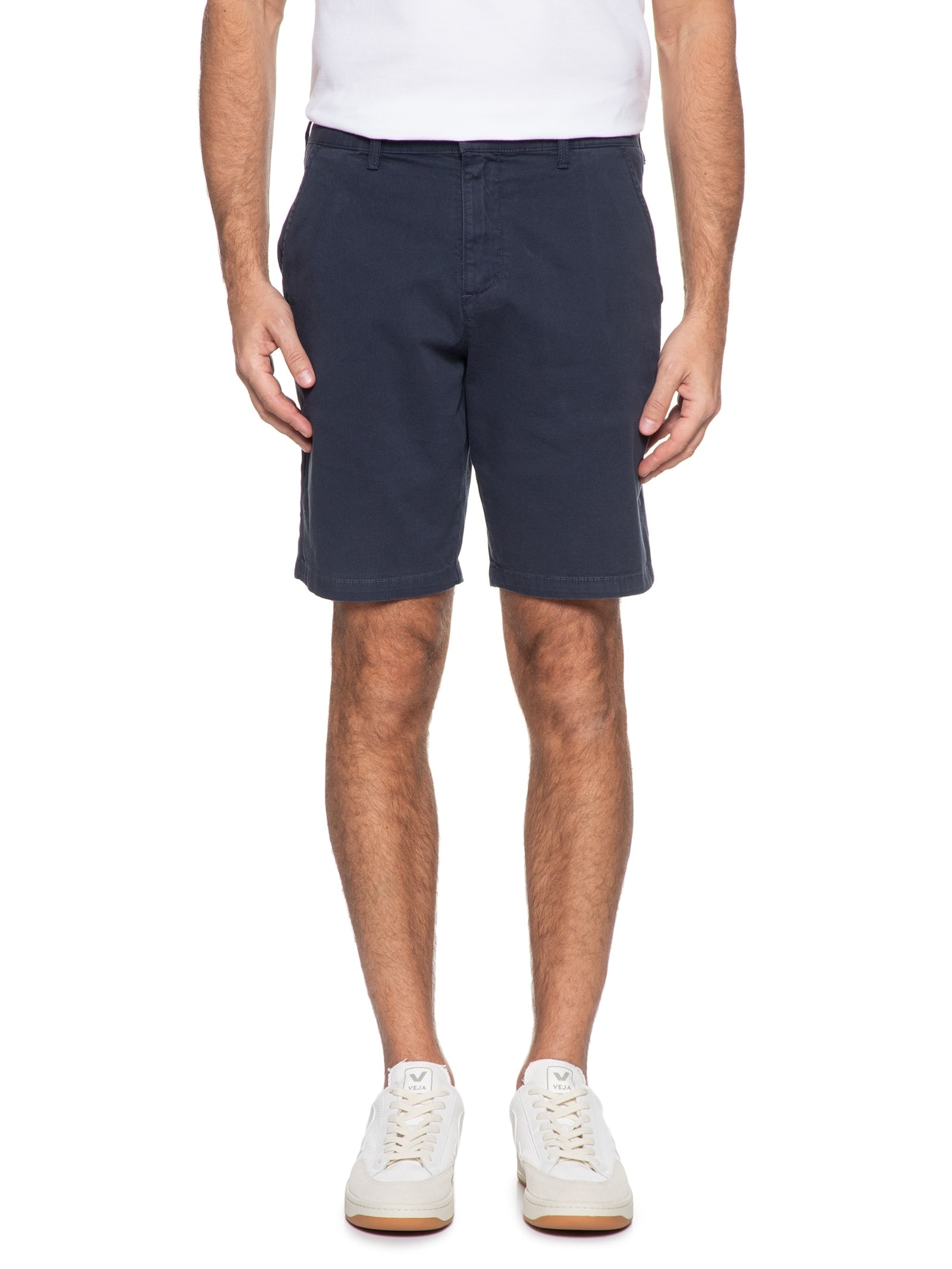 Bermuda Chino Color Nova Essencial (MO) Azul Aramis