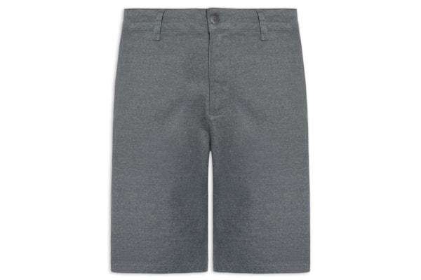Bermuda Chino Masculina Clássico Moline - Cinza