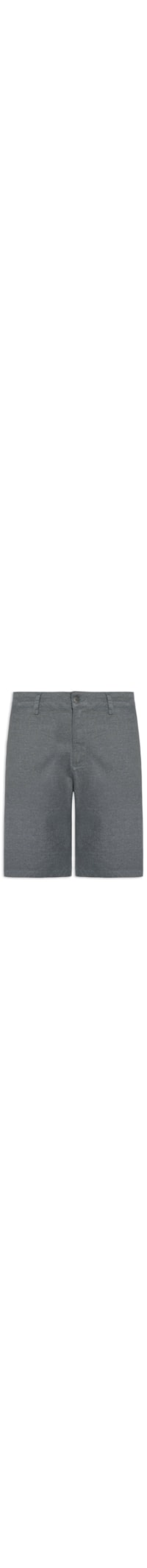 Bermuda Chino Masculina Clássico Moline - Cinza