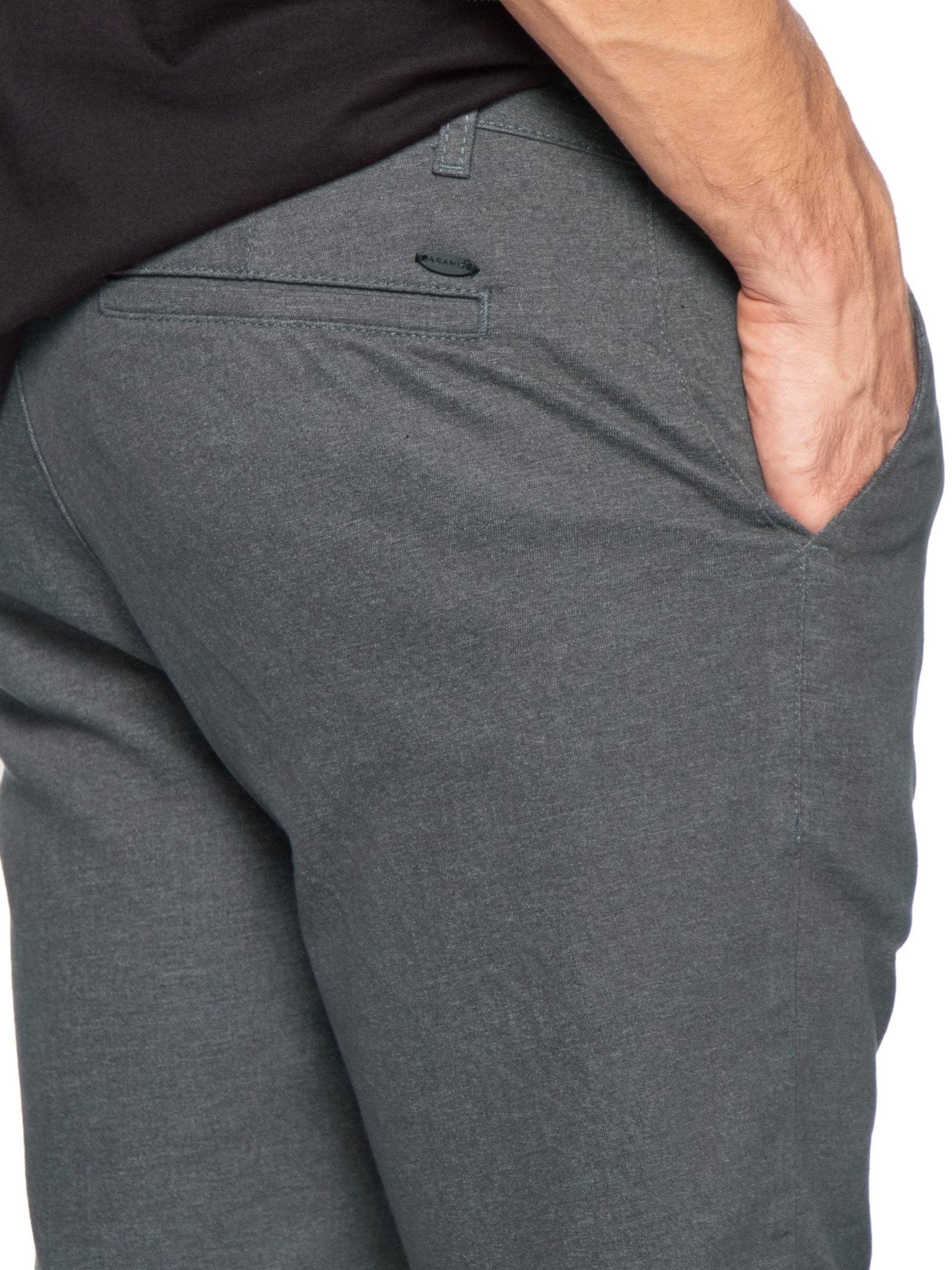 Bermuda Chino Masculina Clássico Moline Cinza Aramis