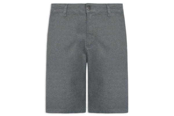 Bermuda Chino Masculina Clássico Moline - Cinza