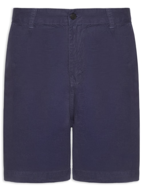 Bermuda De Alfaiataria Masculina E-Basics – Azul