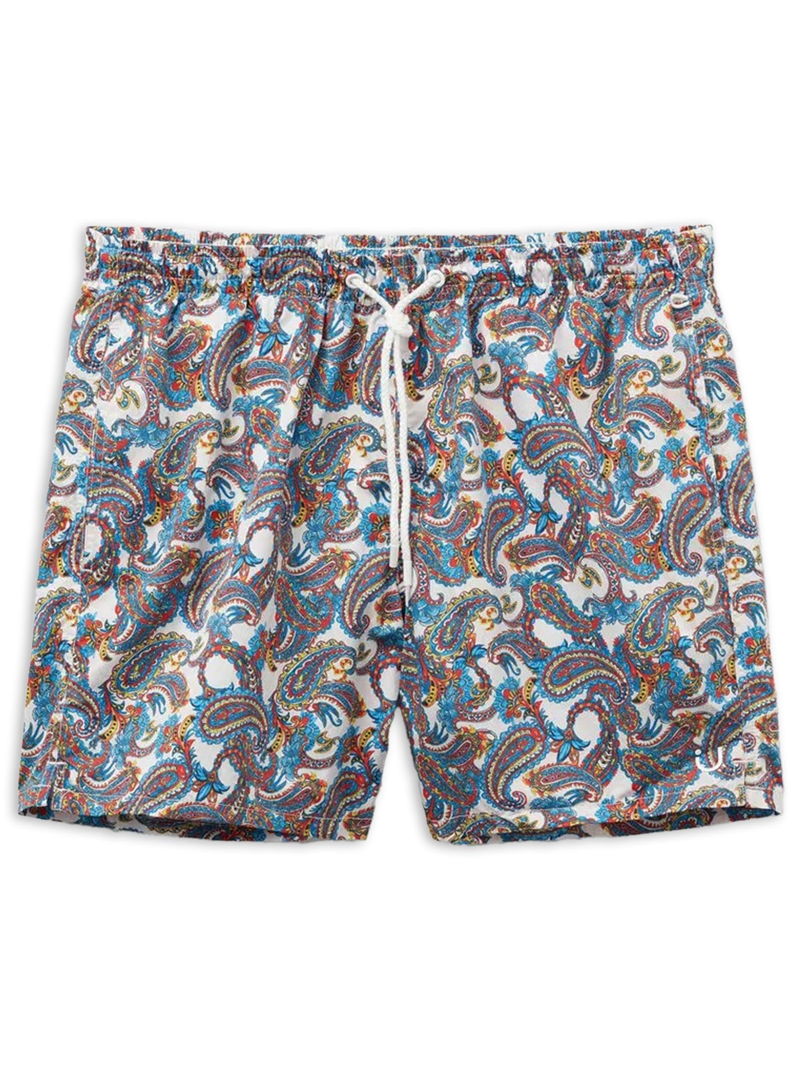 Bermuda De Banho Com Estampa Paisley Azul Intimissimi