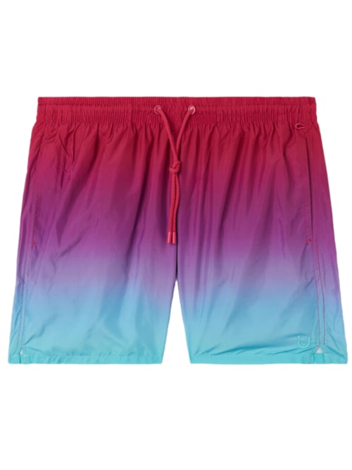 Bermuda De Banho Efeito Degradê – Azul