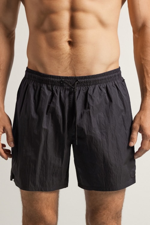 Bermuda De Banho Lisa – Preto