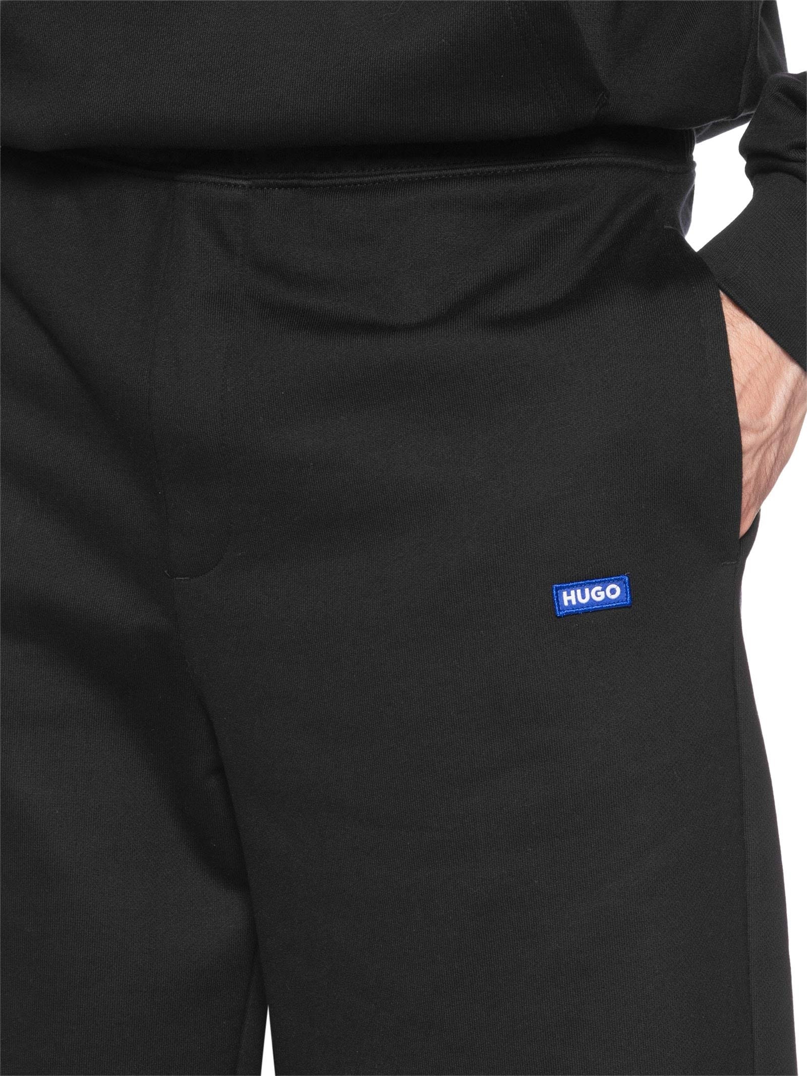 Bermuda De Moletom Masculina Nasensio Preto Hugo