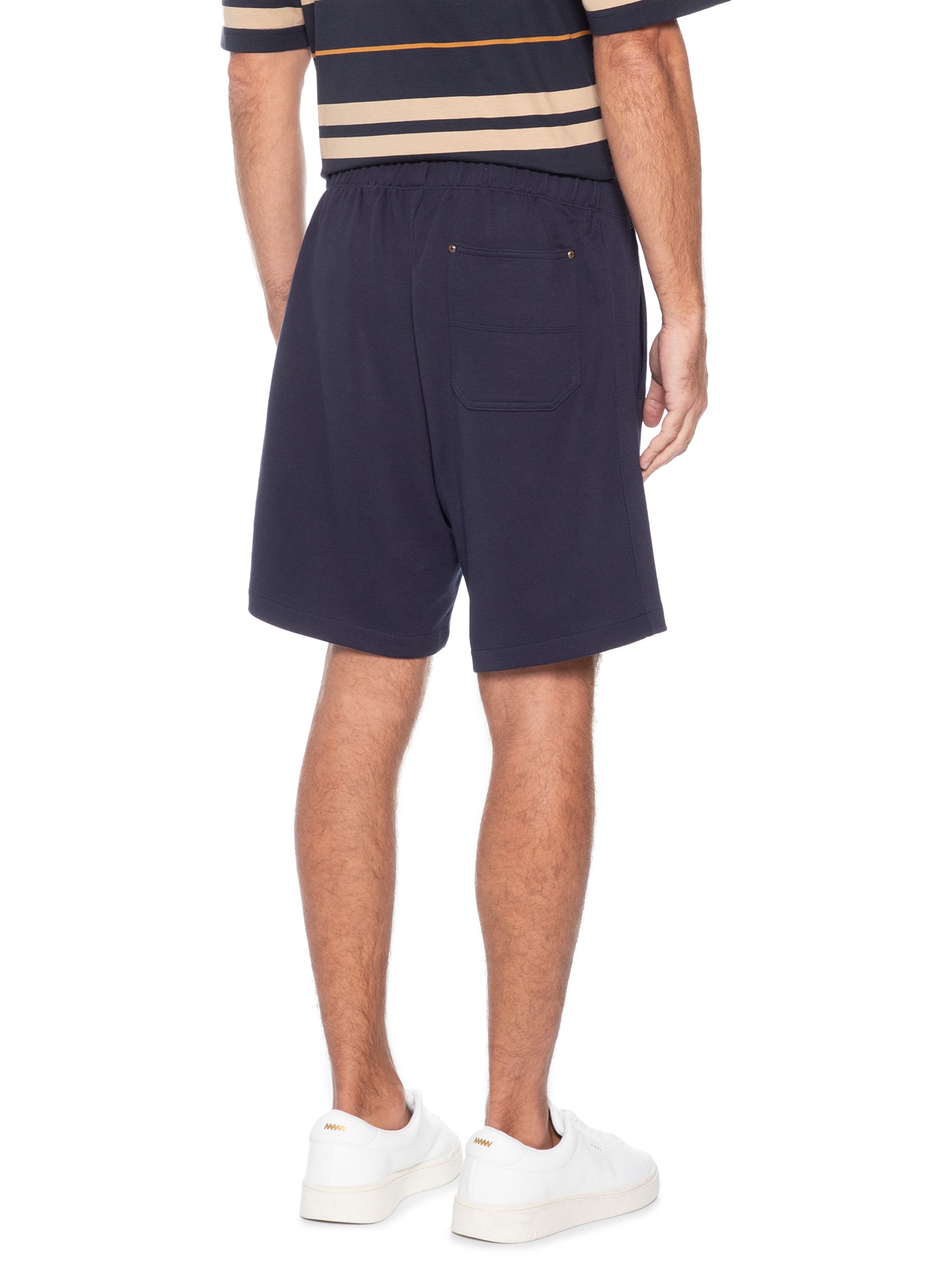 Bermuda de Moletom Masculina Nevashort – Azul Hugo