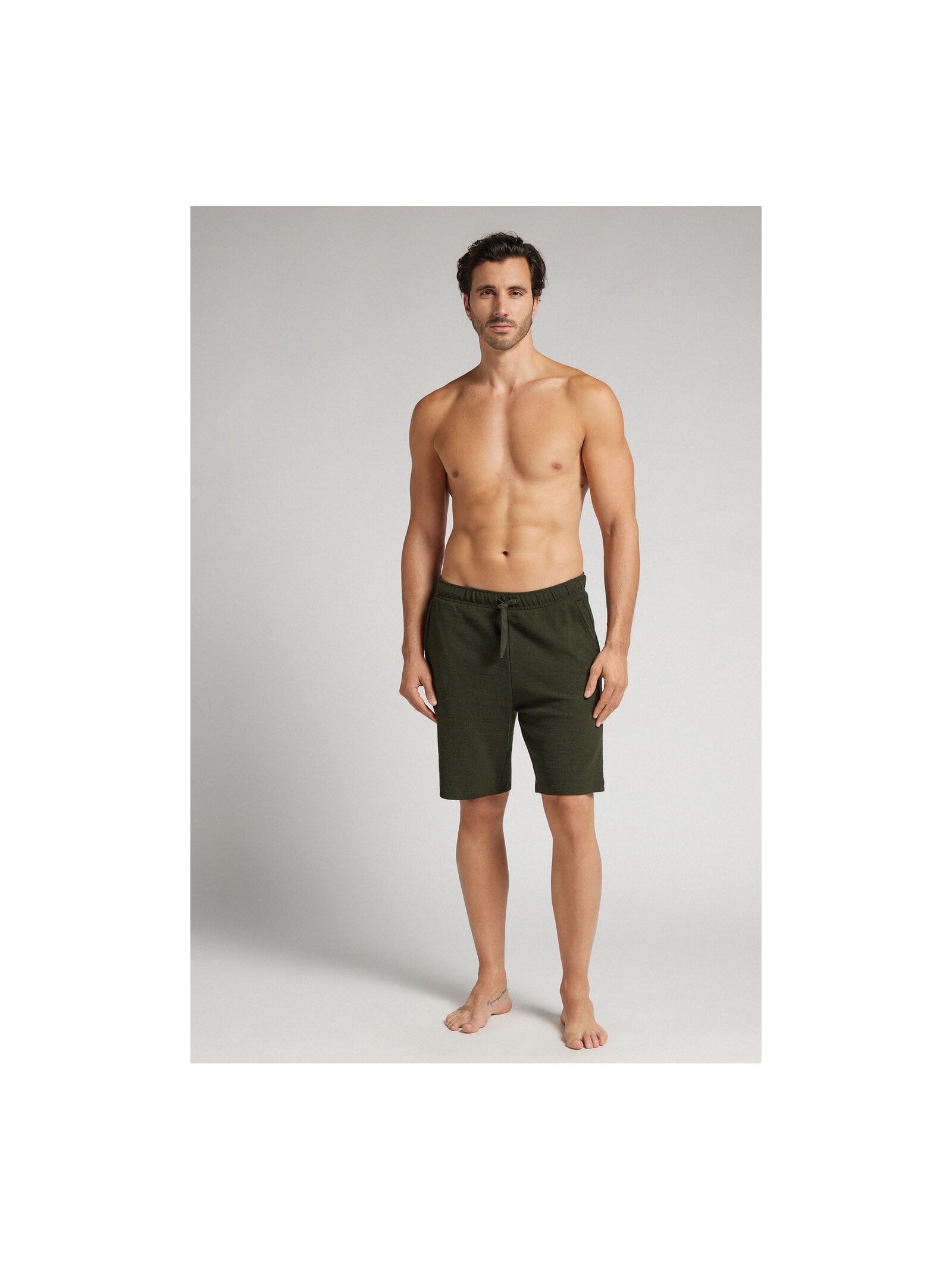 Bermuda Em Algodão Verde Intimissimi
