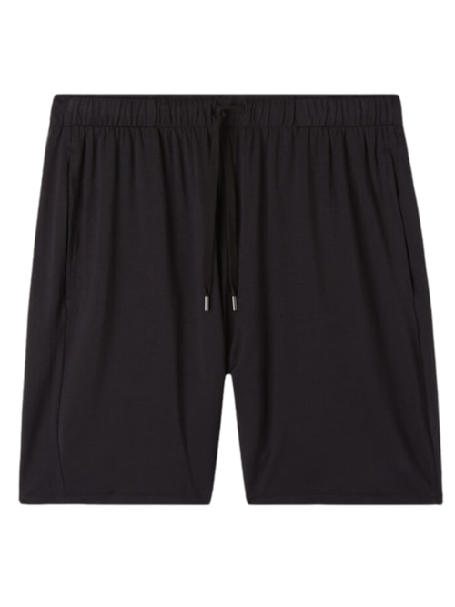 Bermuda Em Seda e Modal – Preto