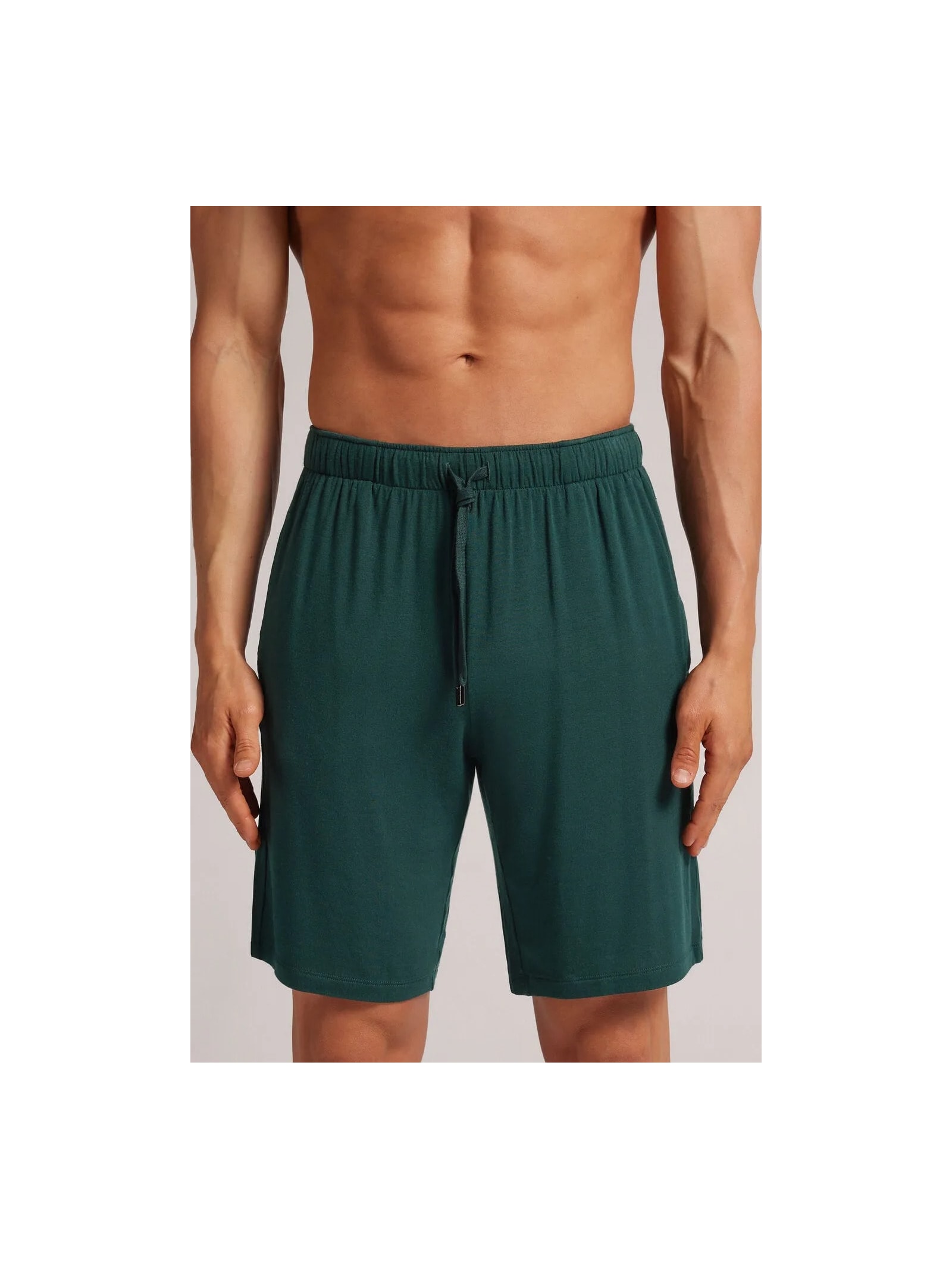 Bermuda Em Seda e Modal Verde Intimissimi