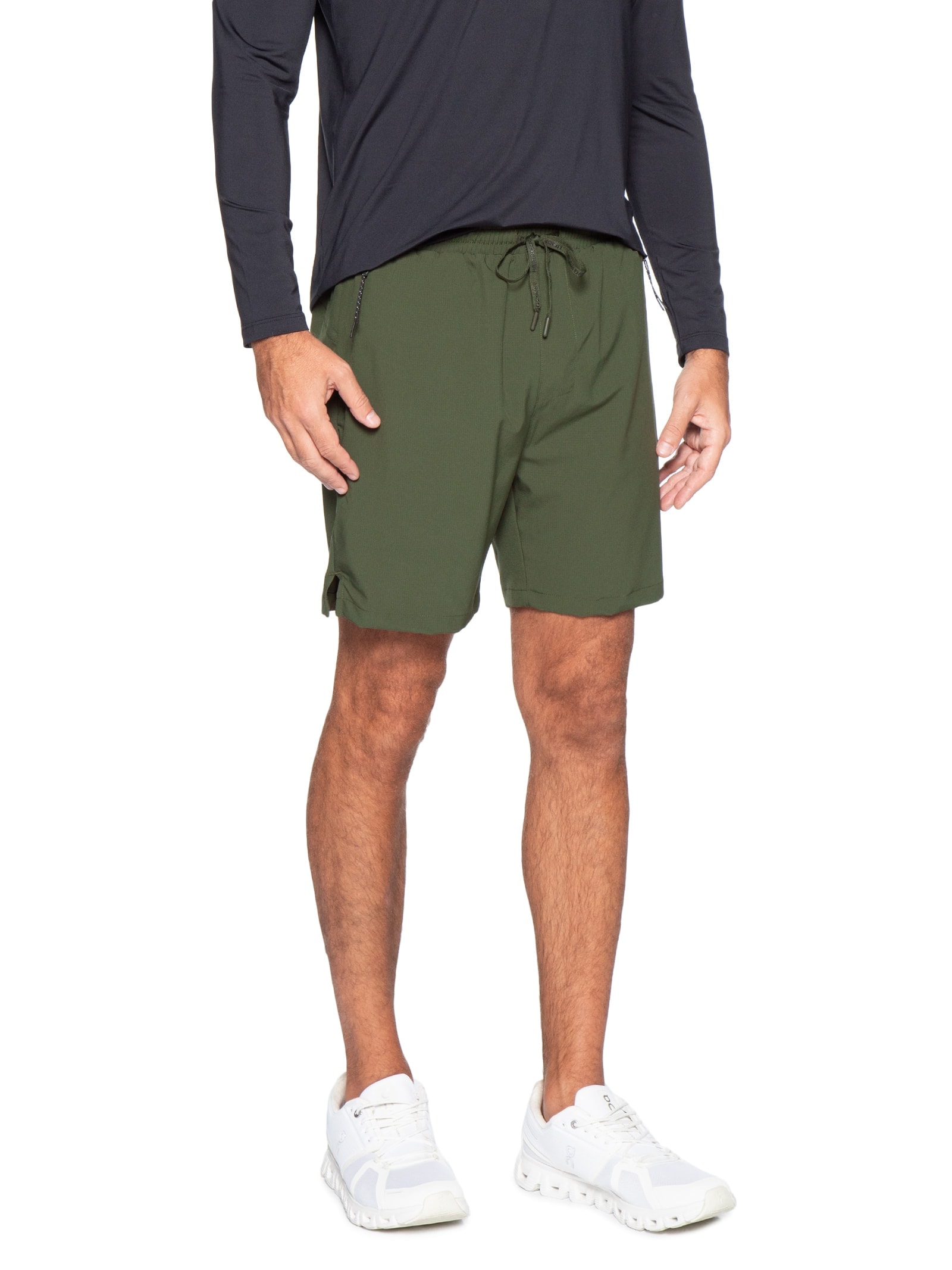 Bermuda Esportiva com Cordão Masculina Verde Hering Sports