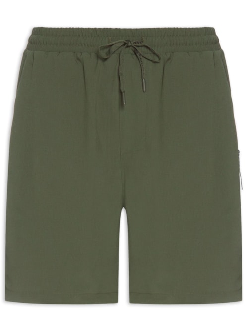 Bermuda Esportiva com Cordão Masculina – Verde