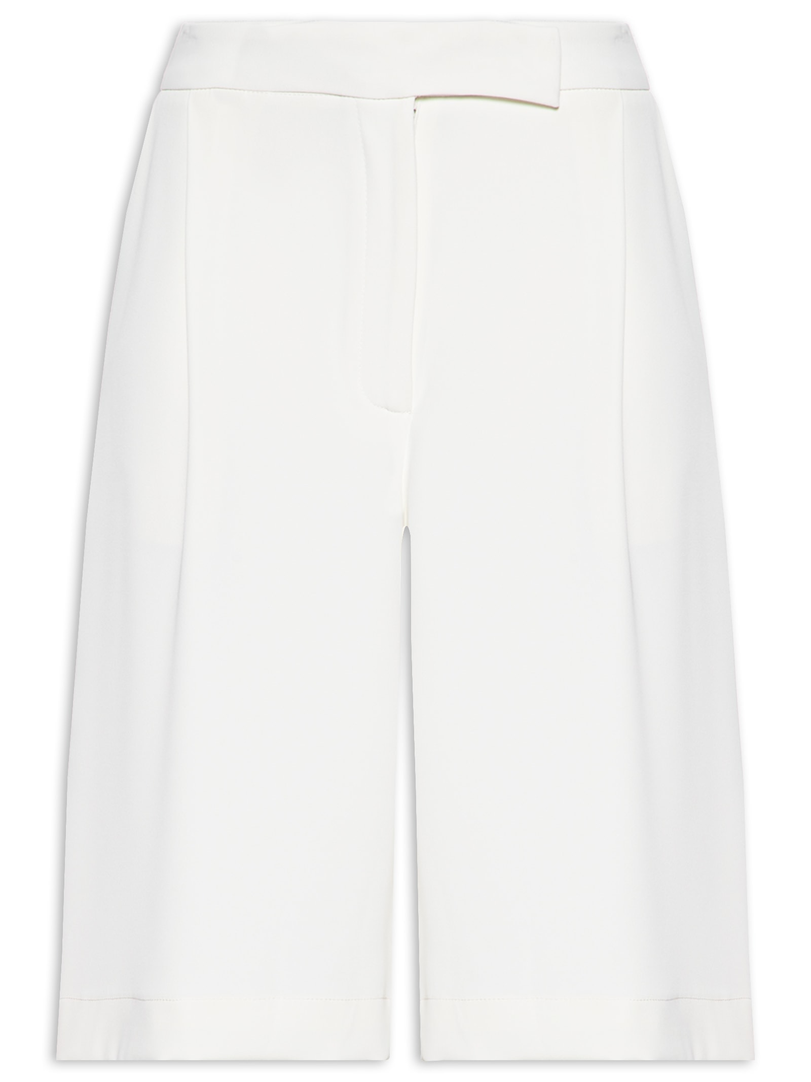 Bermuda Feminina Alfaiataria Off White '2Essential