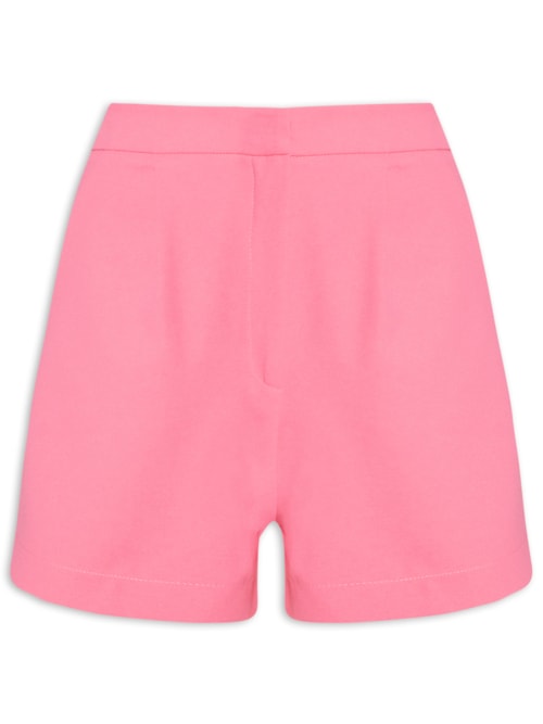 Bermuda Feminina Alfaiataria – Rosa