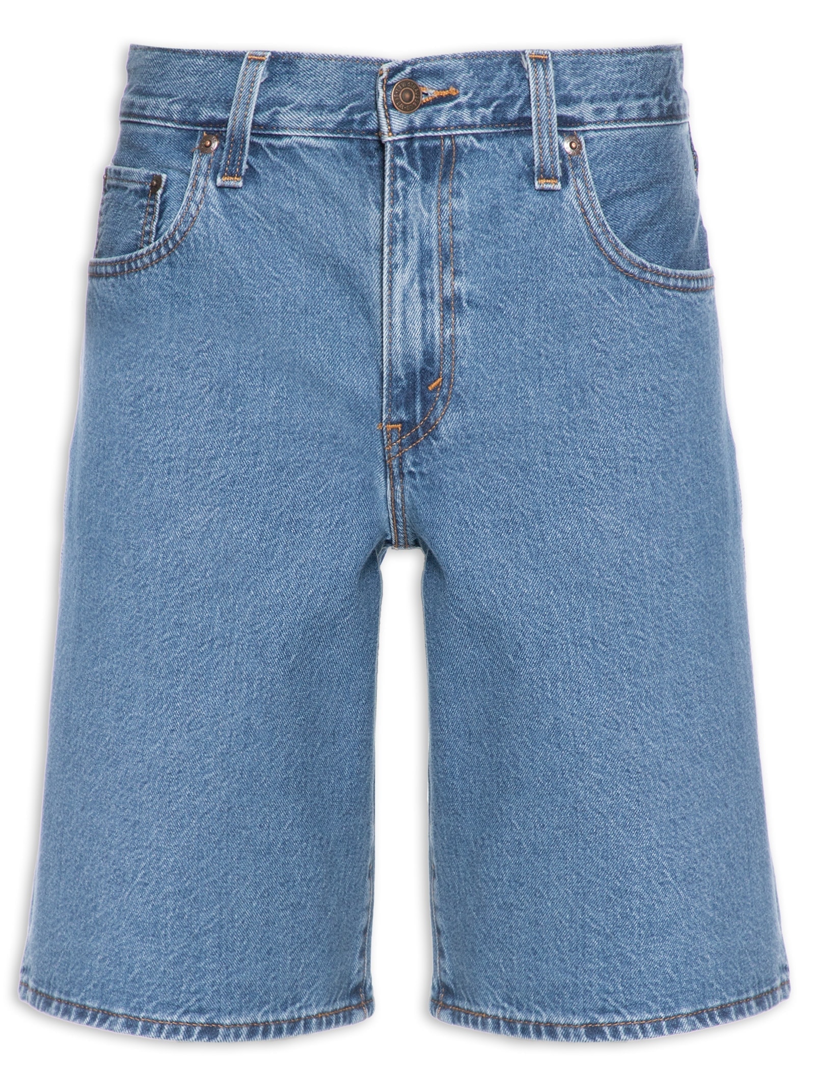 Bermuda Feminina Baggy Dad Jort Azul Levi's
