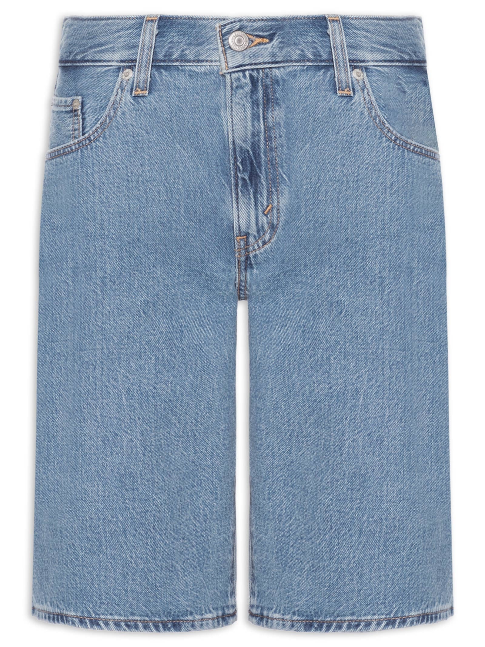 Bermuda Feminina Baggy Dad Jort Azul Levi's