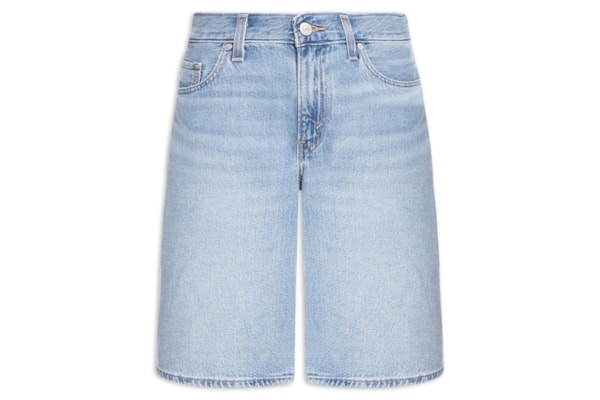 Bermuda Feminina Baggy Dad Jort - Azul