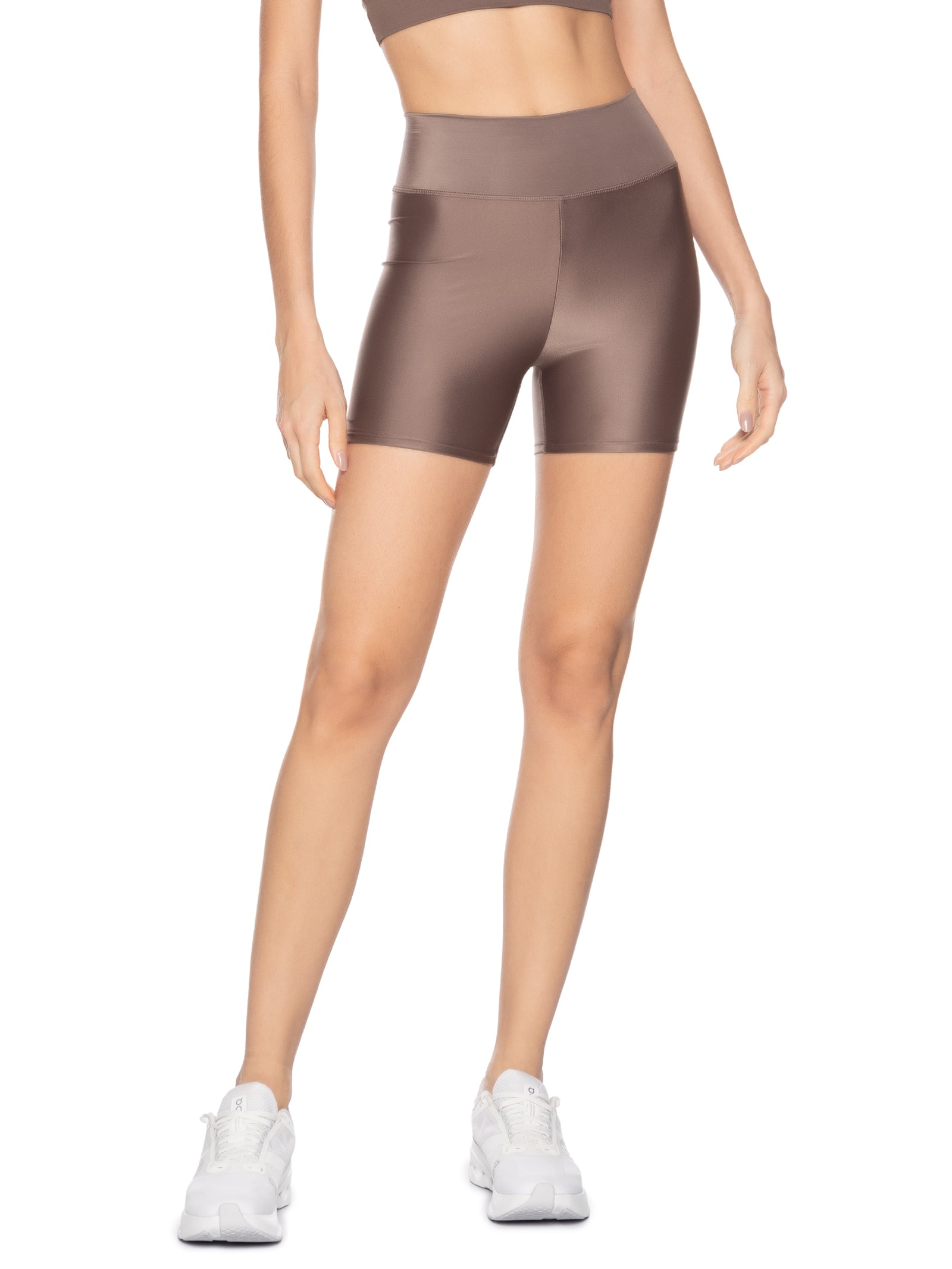 Bermuda Feminina Basic Marrom Body For Sure