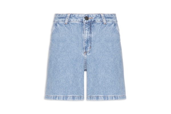 Bermuda Feminina Boyfriend Jeans - Azul