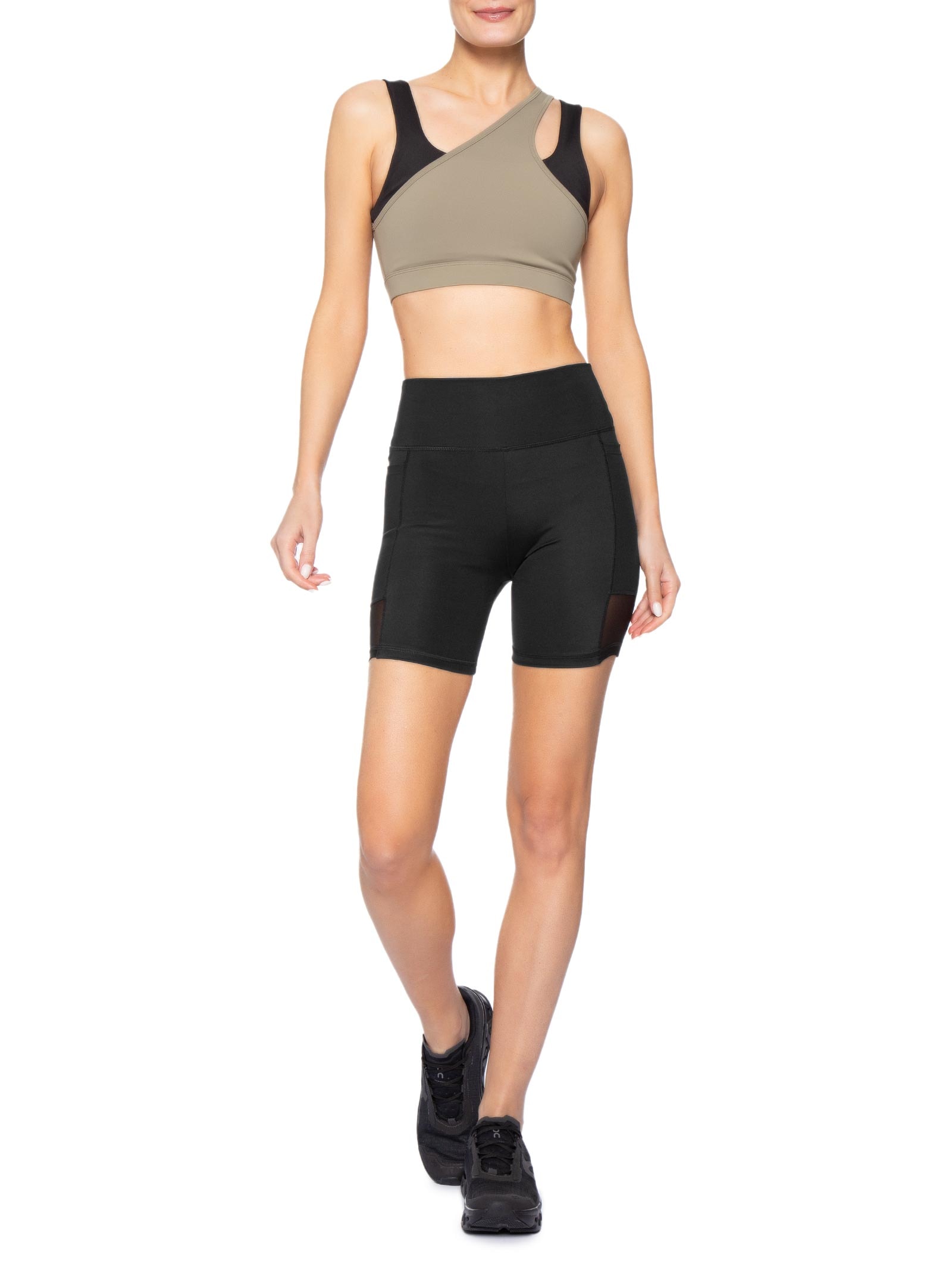 Bermuda Feminina Ciclista Preto Hering Sports