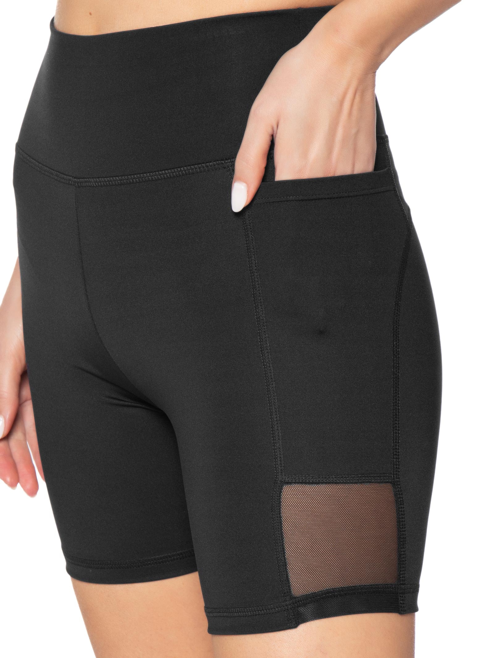 Bermuda Feminina Ciclista Preto Hering Sports