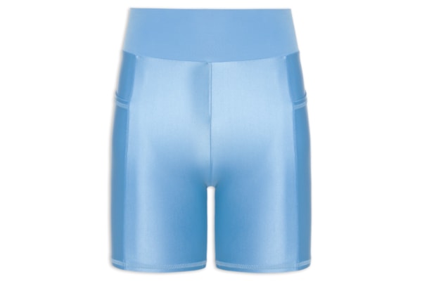 Bermuda Feminina Com Cós Anatômico Basic Colors - Azul