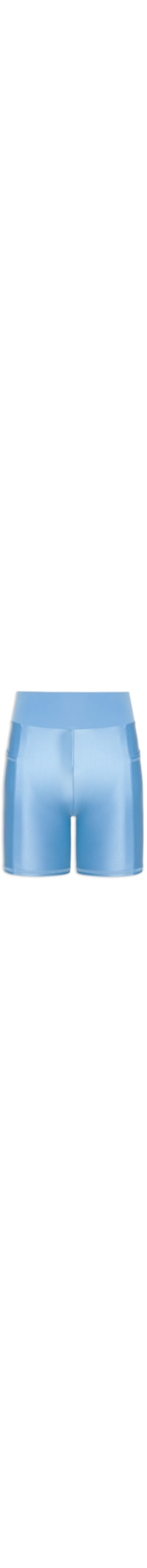 Bermuda Feminina Com Cós Anatômico Basic Colors - Azul