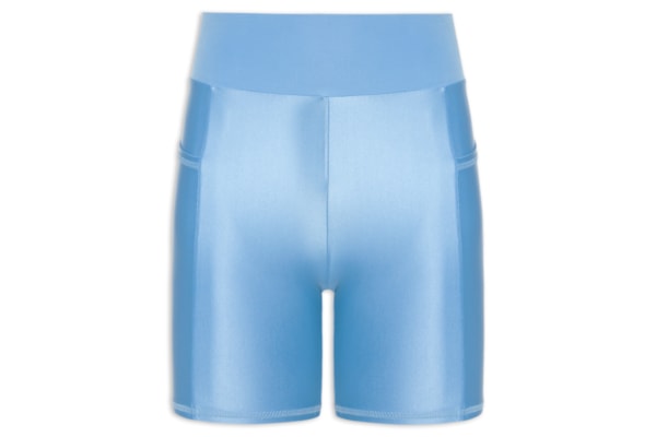 Bermuda Feminina Com Cós Anatômico Basic Colors - Azul