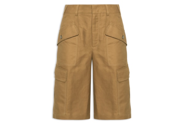 Bermuda Feminina Com Linho Antique - Verde