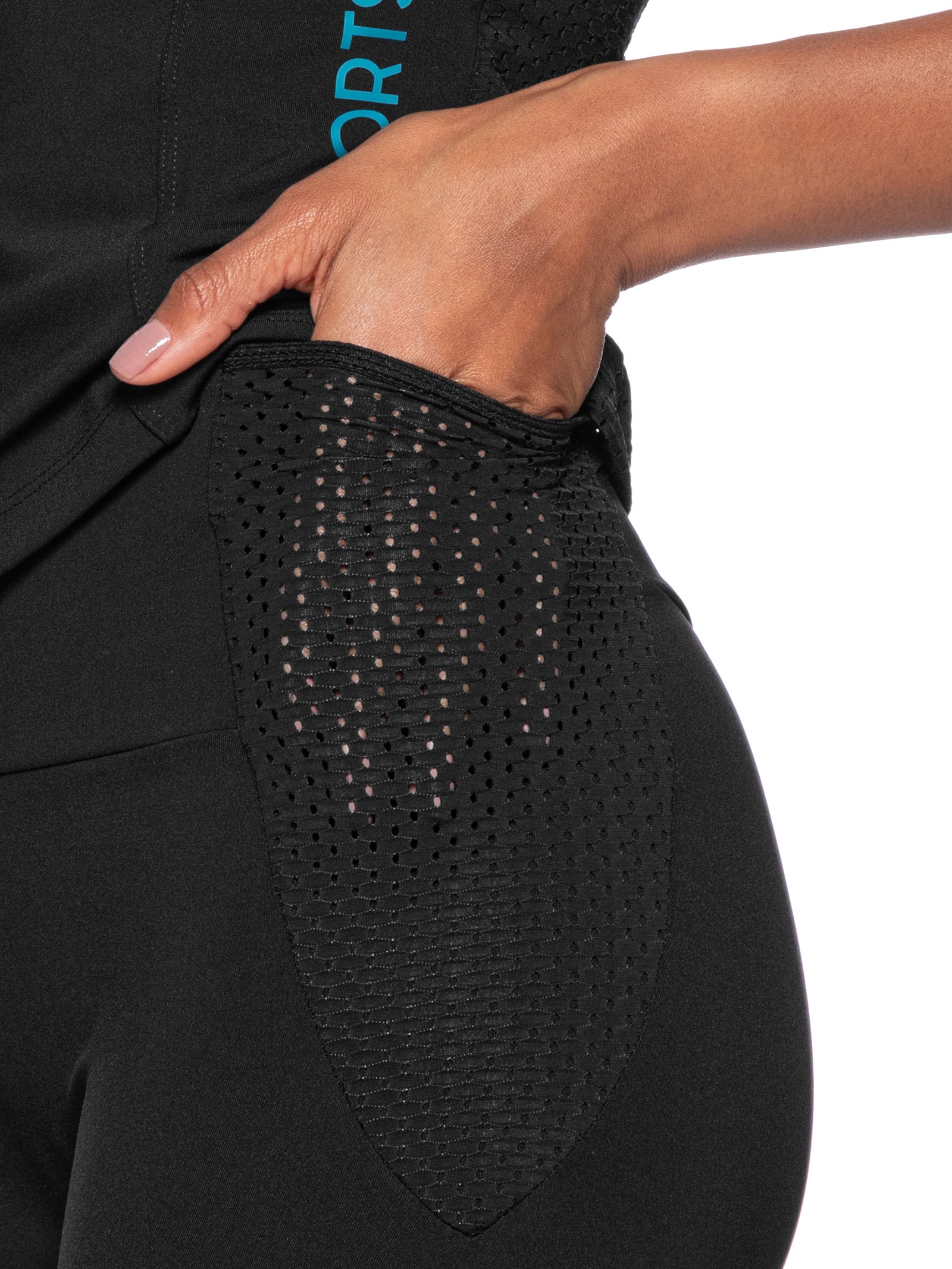 Bermuda Feminina Elysia Preto Lauf