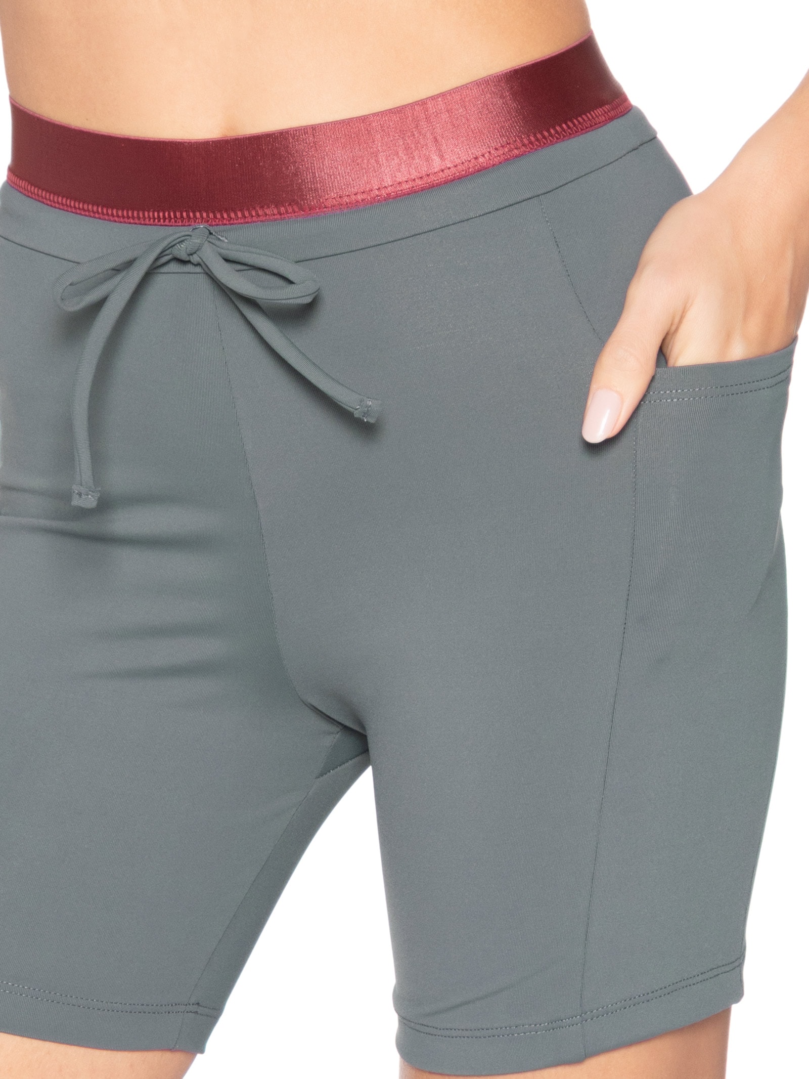 Bermuda Feminina Infinisoft Cinza Lauf