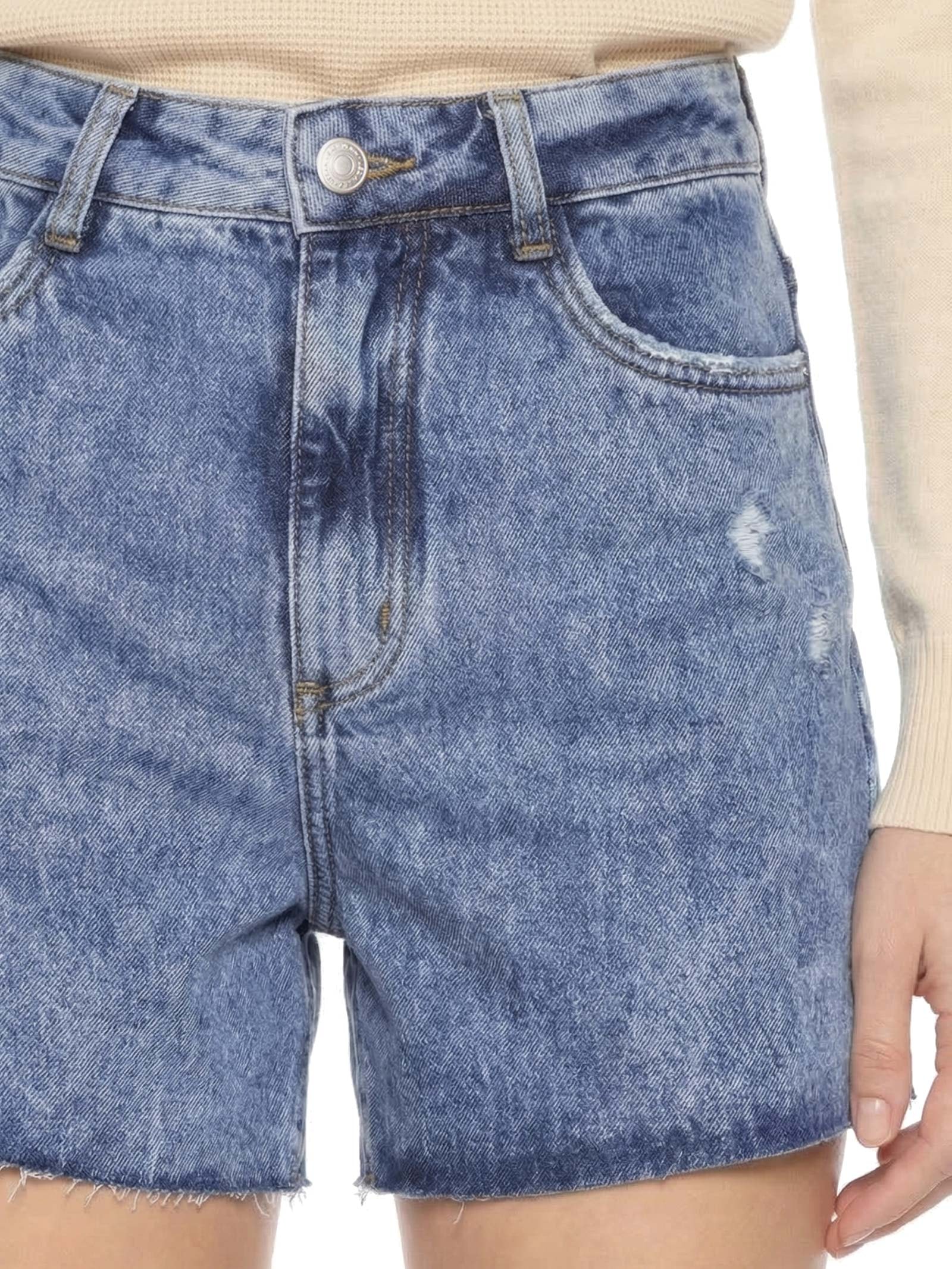 Bermuda Feminina Jeans Azul Lez A Lez