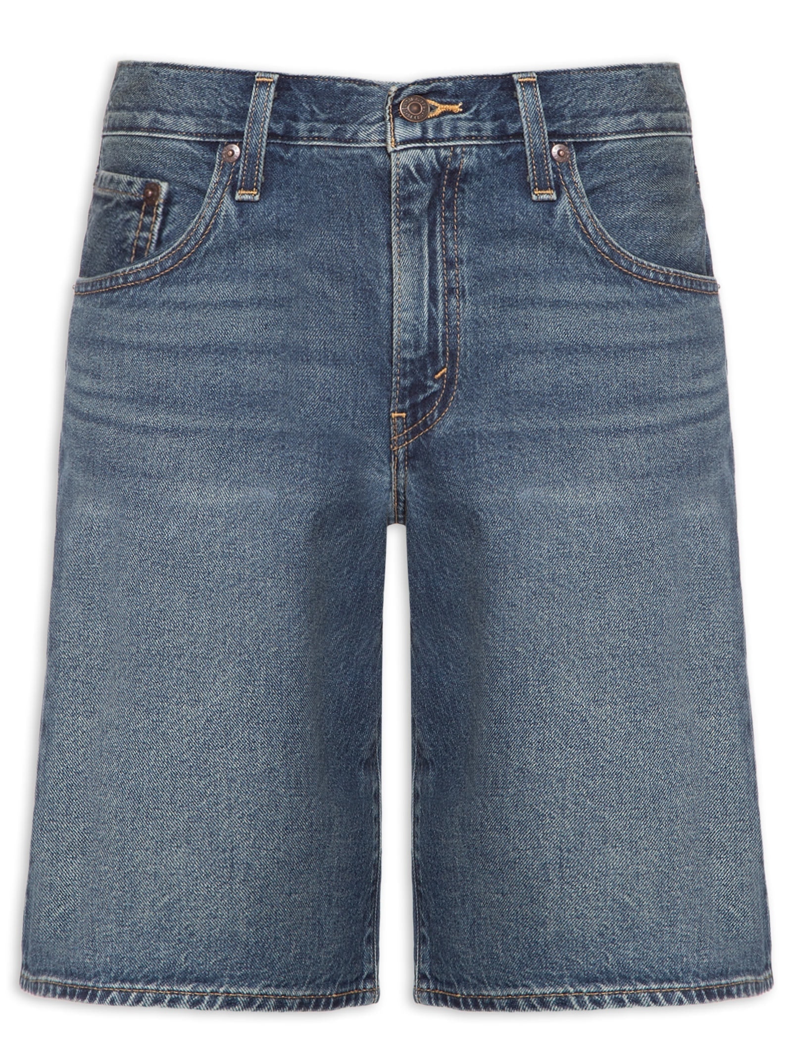 Bermuda Feminina Jeans Baggy Dad Jort Azul Levi's