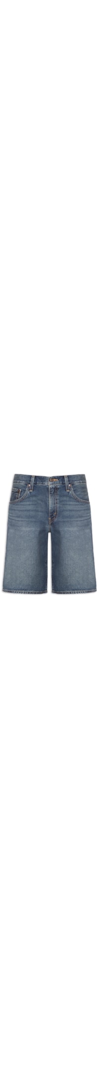 Bermuda Feminina Jeans Baggy Dad Jort - Azul