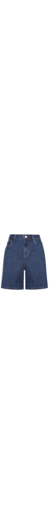 Bermuda Feminina Jeans Basic - Azul