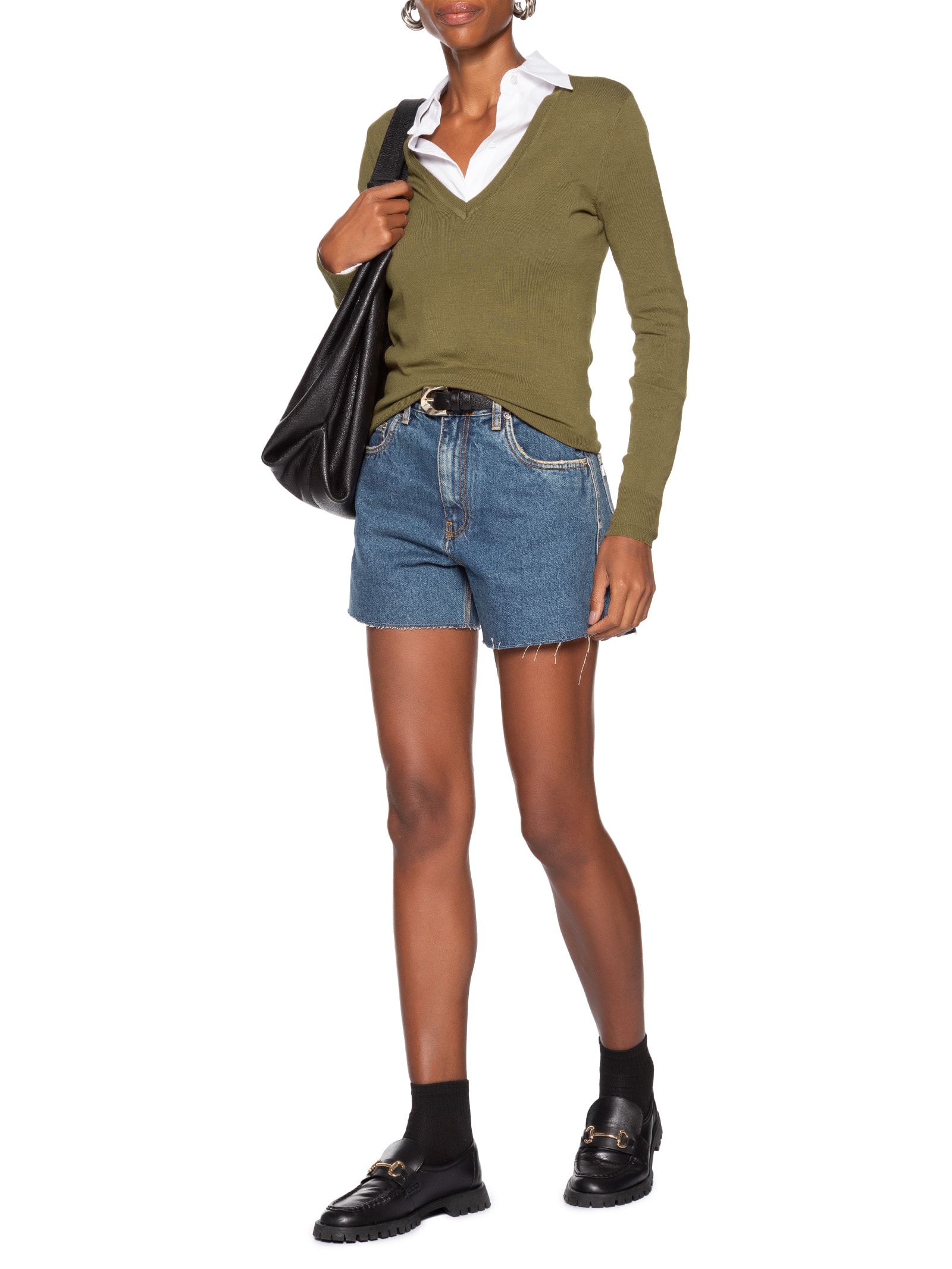 Bermuda Feminina Jeans Basic Blue Azul Animale Jeans